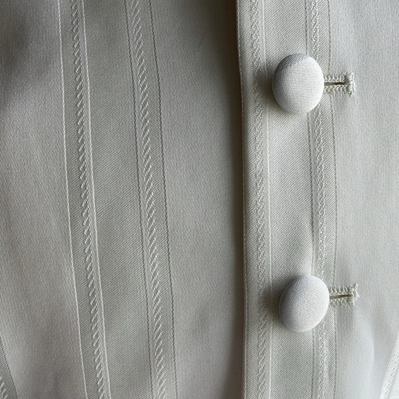 Falcone Dusk Vested JR Suit Blazer Jacket Vest Ivory Boys Size 16R Vintage NWT - Picture 6 of 12
